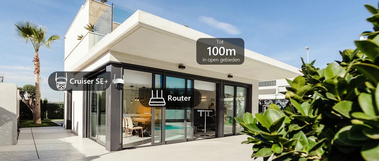 Telecamera Wi-Fi IMOU Cruiser SE+ 5MP – Sorveglianza Esterna Smart con Visione Notturna a Colori e Zoom 8x