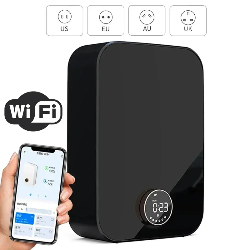 Diffusore Professionale Smart da Parete β Aroma Diffuser 150ml Senza Acqua per Casa e Ambienti Eleganti