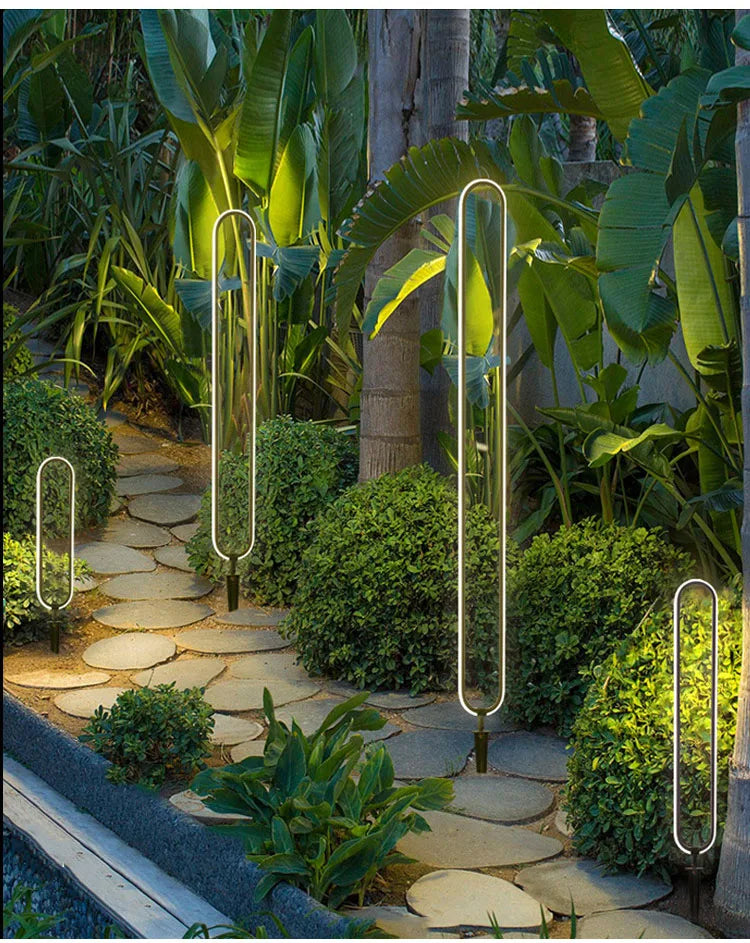 Lampada LED da Giardino Impermeabile – Design Minimal per Ville e Cortili