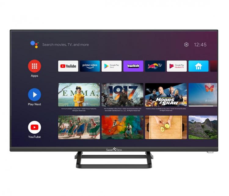 Smart Tv Smart Tech 32" Led Hd Ready Dvb-T2/S2 Wifi Internet Android Netflix Ps4