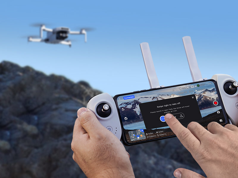 Drone GPS 4K Potensic ATOM SE - Gimbal Monoasse, Sotto 249g, Portata 4km