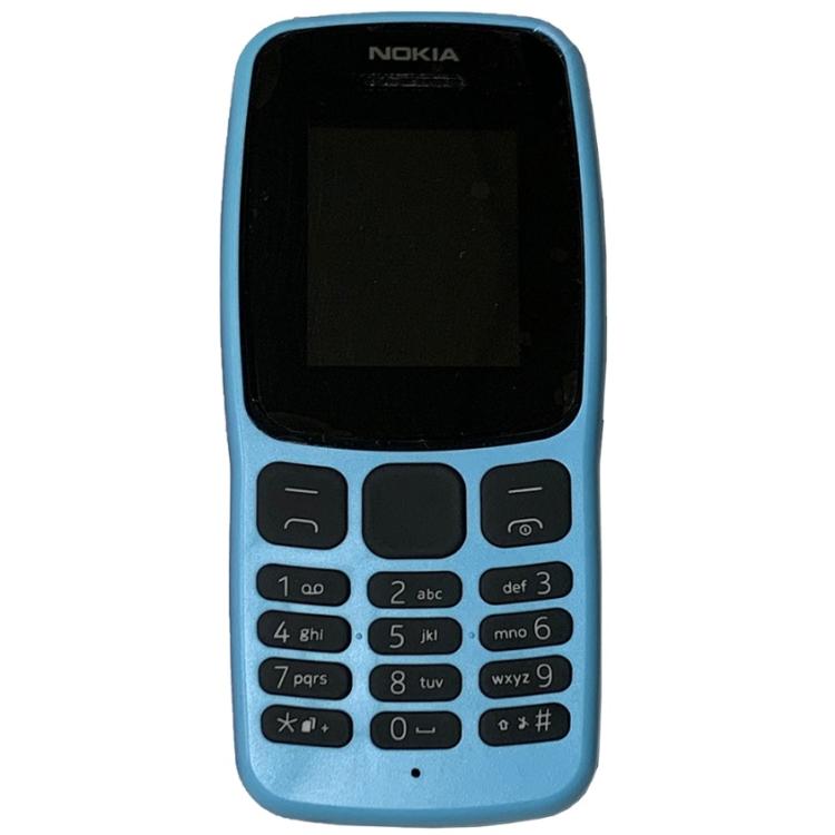 Nokia 106 – Cellulare con Tasti Grandi, Dual SIM, Display 1.8", Radio FM, Torcia LED – Blu