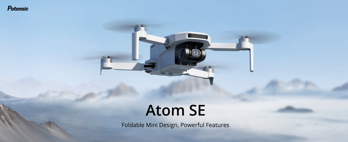 Drone GPS 4K Potensic ATOM SE - Gimbal Monoasse, Sotto 249g, Portata 4km