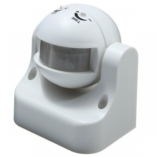 2x SENSORE DI MOVIMENTO INFRAROSSI 180 PIR CREPUSCOLARE RILEVATORE PRESENZE FARO