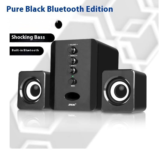Casse PC Desktop 2.1 USB - Speaker Stereo Compatte per Computer e Laptop