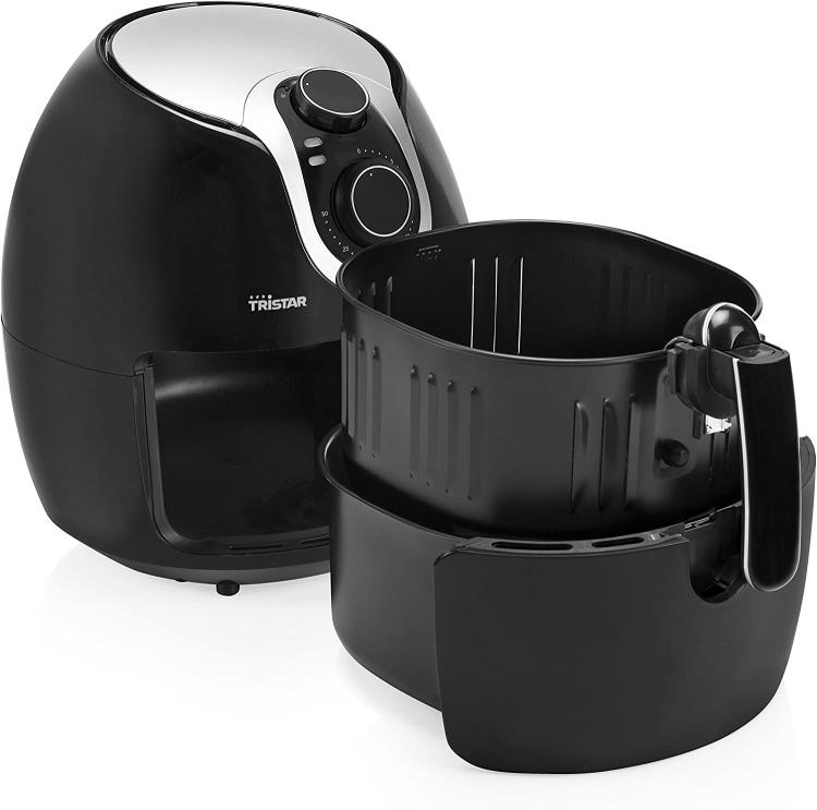 Friggitrice ad Aria Tristar XXL 5.2 L – Antiaderente, Termostato Regolabile, Cottura Sana e Croccante