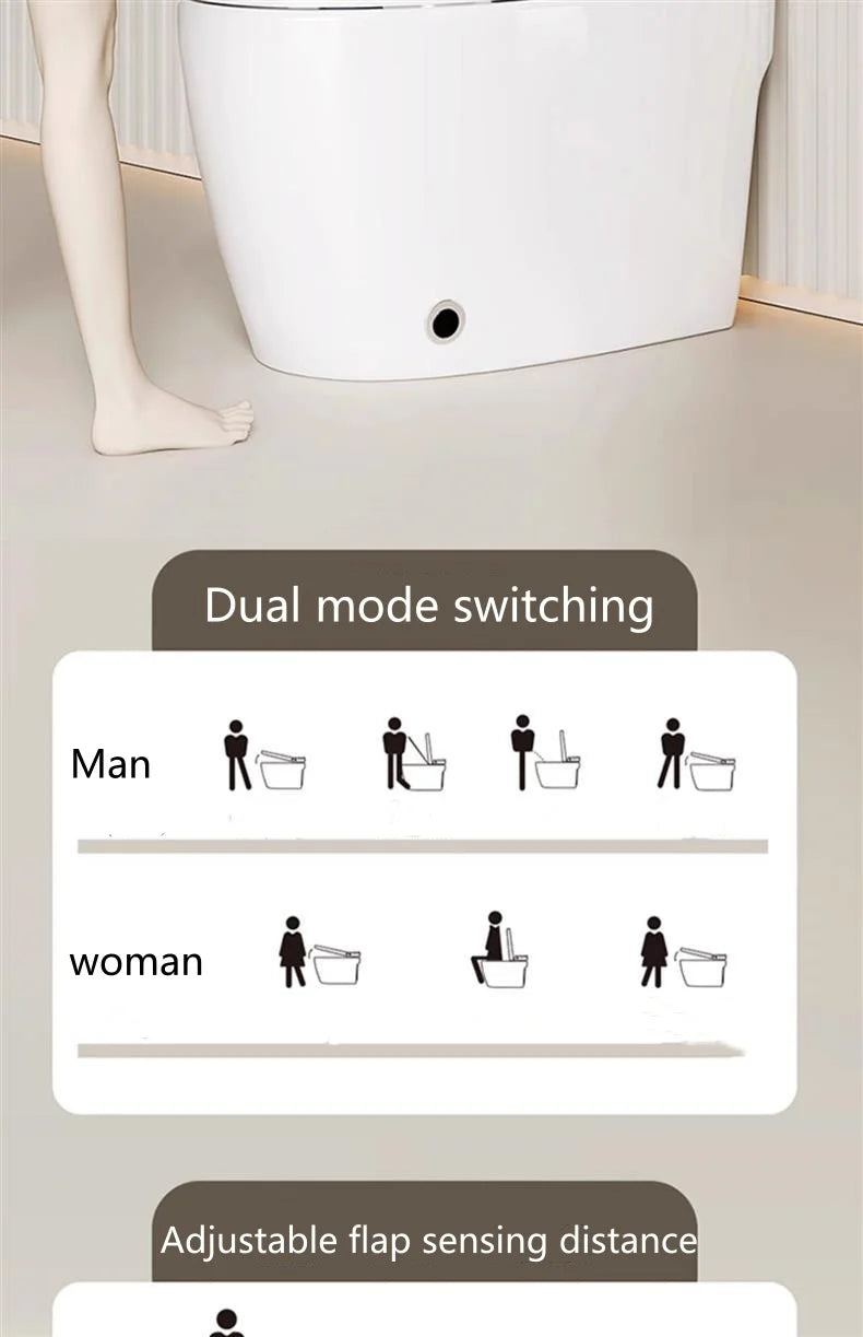 WC Smart Intelligente Multifunzione con Sedile Riscaldato e Bidet Integrato