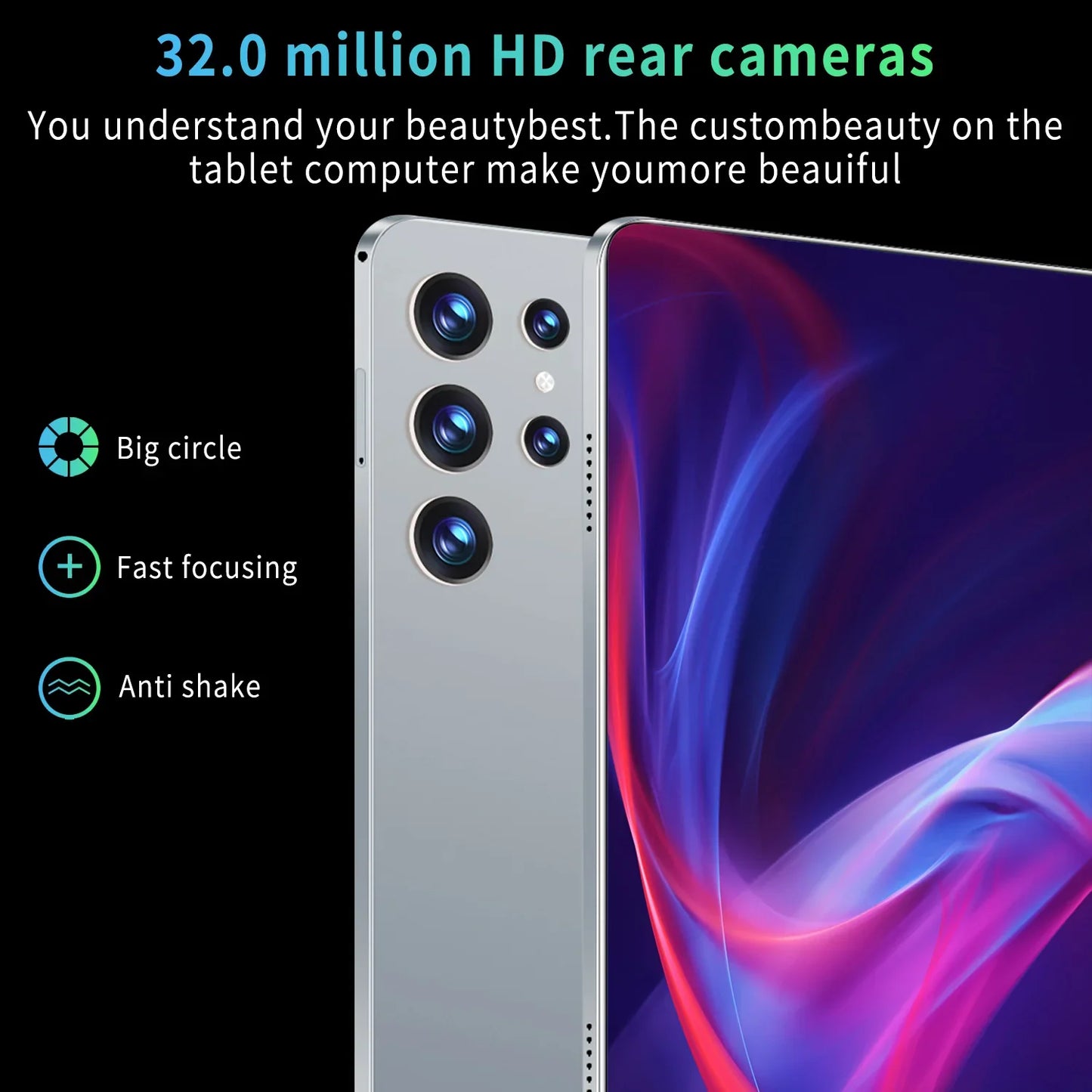 Tablet Android 13 5G Global 2025  16GB RAM + 1TB ROM  10.36" Display  Dual SIM & WiFi  10 Core