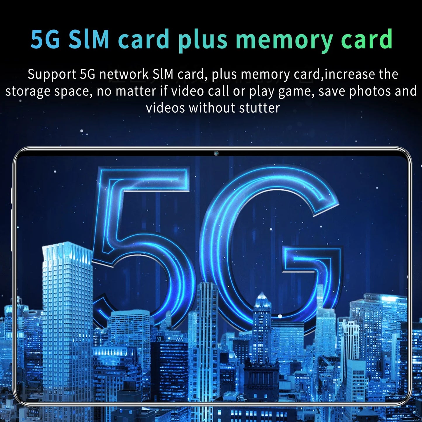 Tablet Android 13 5G Global 2025  16GB RAM + 1TB ROM  10.36" Display  Dual SIM & WiFi  10 Core