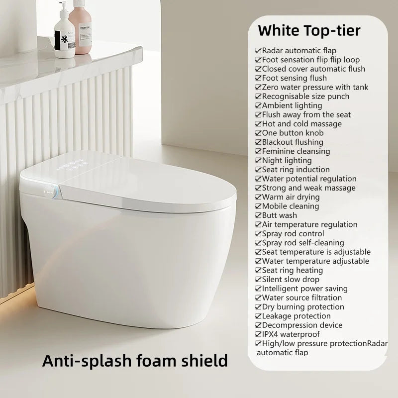 WC Smart Intelligente Multifunzione con Sedile Riscaldato e Bidet Integrato