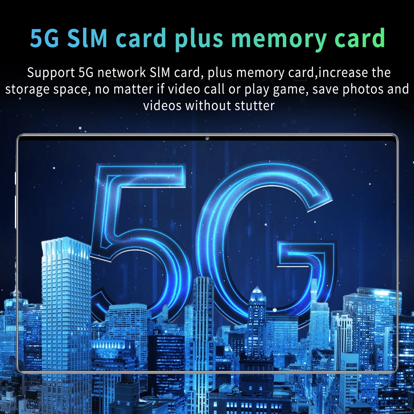 Tablet Android 13 5G Global 2025  16GB RAM + 1TB ROM  10.36" Display  Dual SIM & WiFi  10 Core