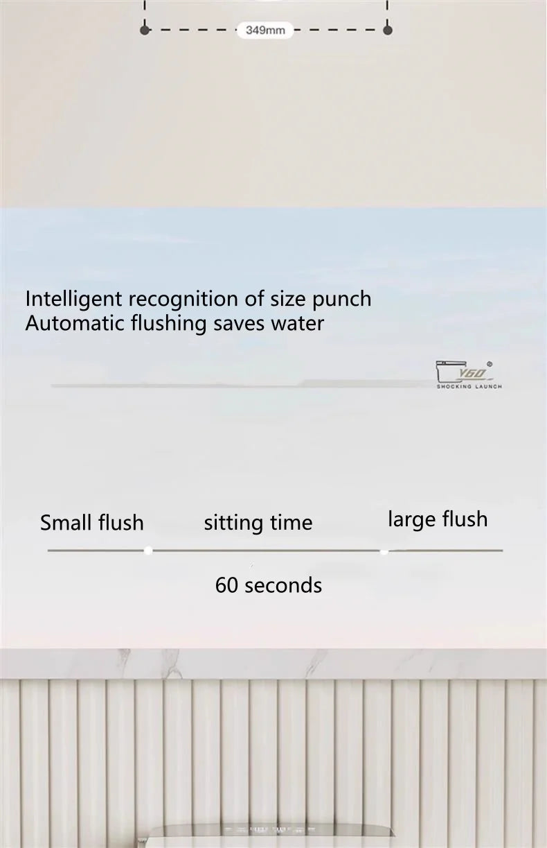 WC Smart Intelligente Multifunzione con Sedile Riscaldato e Bidet Integrato