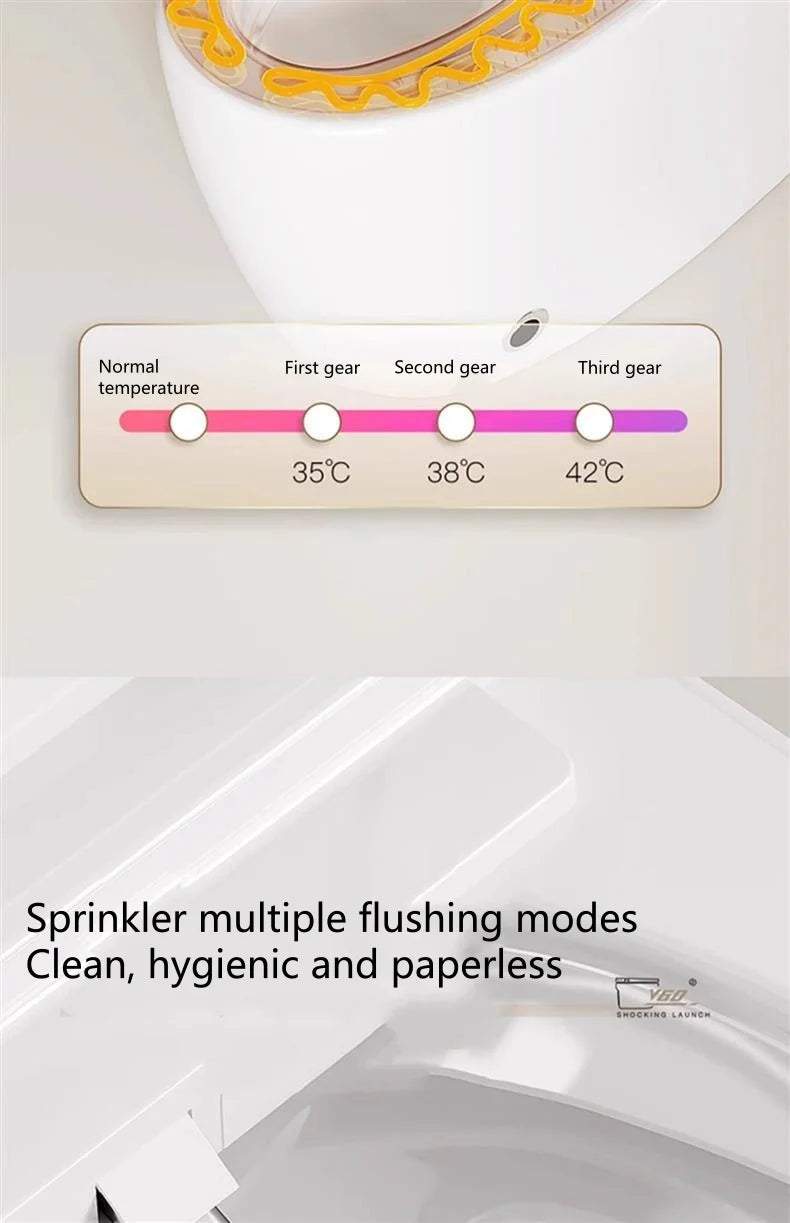 WC Smart Intelligente Multifunzione con Sedile Riscaldato e Bidet Integrato