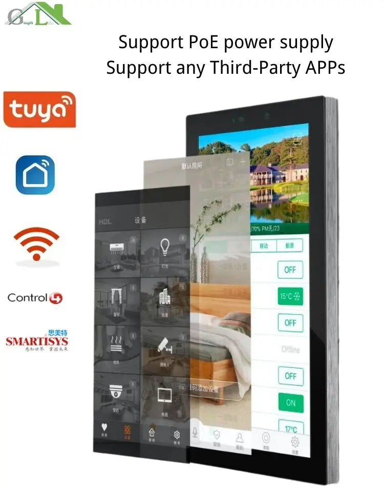 Pannello Controllo Smart Home Android 5.7" Touch Screen WiFi Domotica