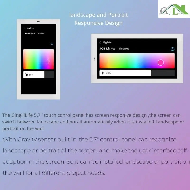 Pannello Controllo Smart Home Android 5.7" Touch Screen WiFi Domotica