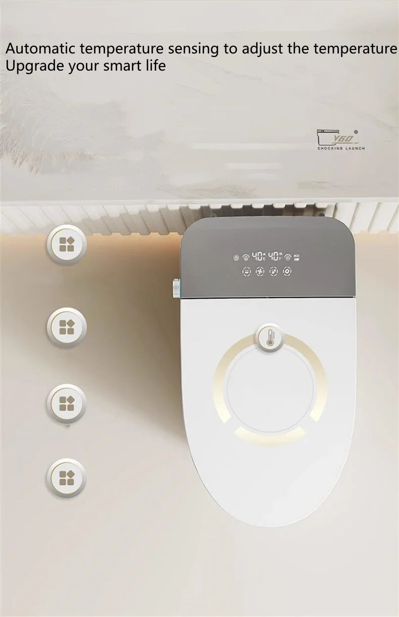 WC Smart Intelligente Multifunzione con Sedile Riscaldato e Bidet Integrato