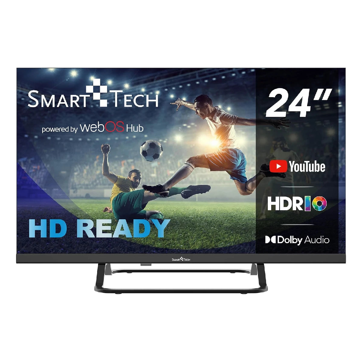 Smart Tech 24HW01V 24 "HD LED Smart TV, HDR, Wi-Fi, Dolby Digital Plus, 3 HDMI, 2 USB, Energy Class E