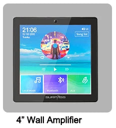 Amplificatore Home Theater WiFi Bluetooth Android 10.0 - Touch Screen 4", Controllo Vocale, 4 Canali