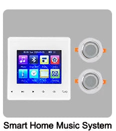 Amplificatore Home Theater WiFi Bluetooth Android 10.0 - Touch Screen 4", Controllo Vocale, 4 Canali