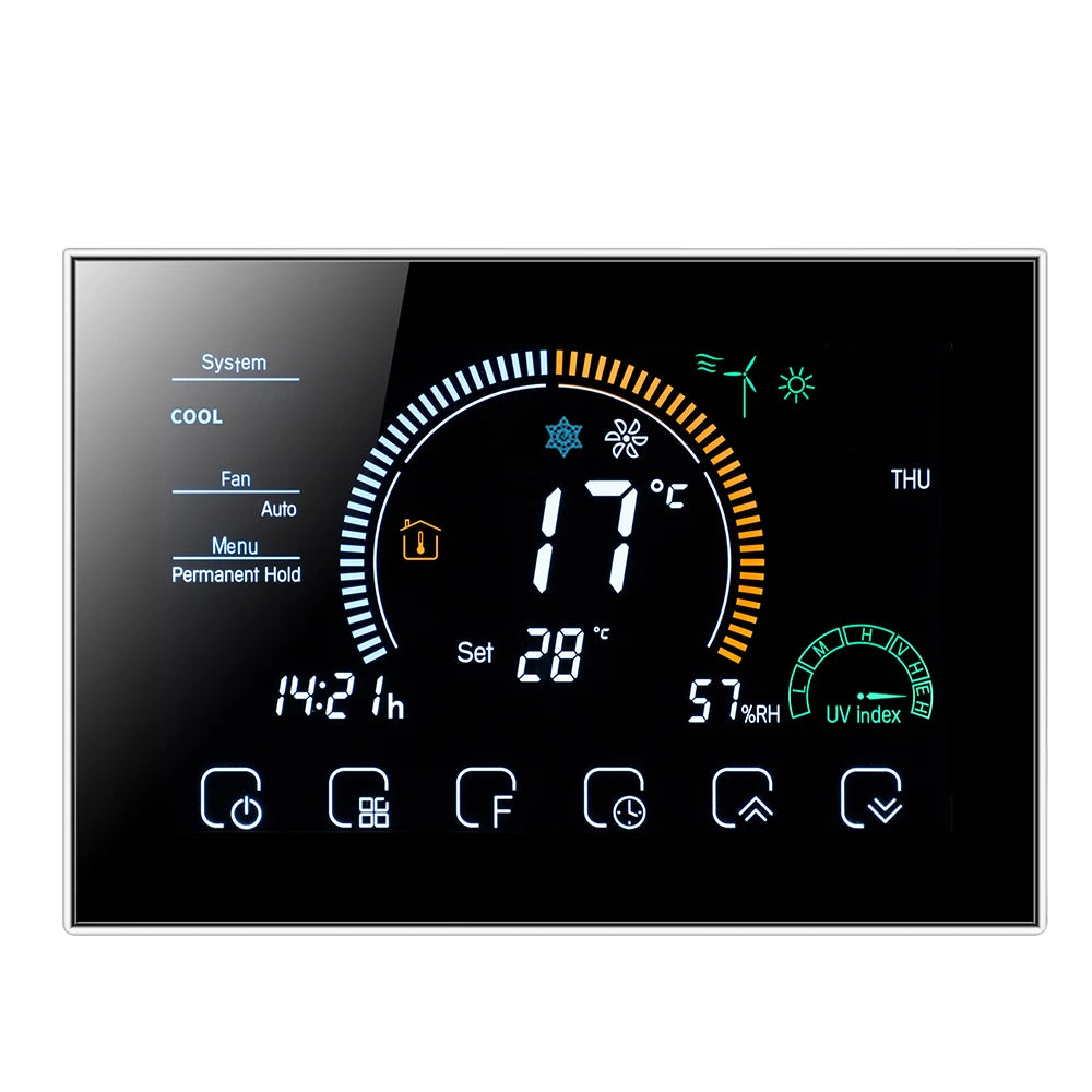 🏠 Termostato Smart Wi-Fi TUYA con Schermo a Colori – Controllo Intelligente per Clima Perfetto