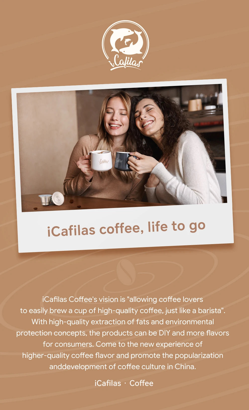 Macchina Caffè Espresso Portatile ICafilas ME2218 - 2 in 1 Capsule e Macinato, Riscaldamento Automatico