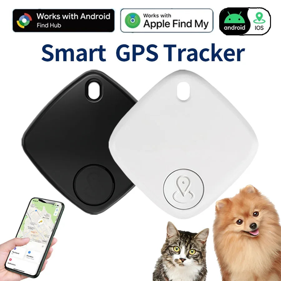 Localizzatore GPS Smart per Animali - Tracker Bluetooth Anti-Smarrimento iOS/Android