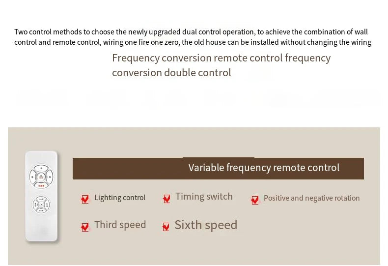 Ventilatore da Soffitto LED Nordico con Telecomando - Design Elegante per Camera da Letto, Sala da Pranzo e Ristorante