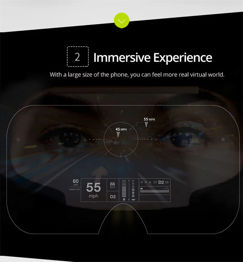 VR Shinecon 10.0 - Visore Realtà Virtuale 3D per Smartphone con Cuffie Integrate