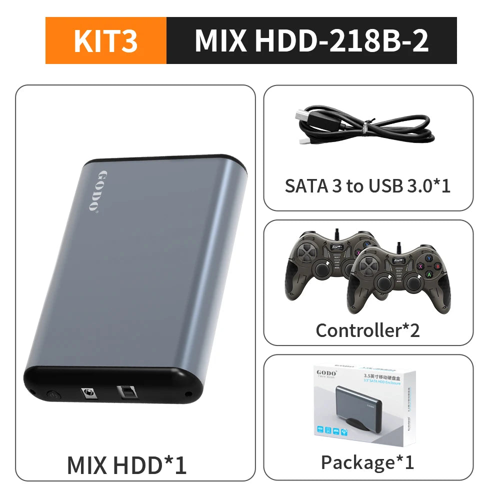 Console Retro Gaming Portatile 6TB - 65000+ Giochi 3D/AAA/Retro per PS5/PS4/PS3/PS2/Xbox/Switch