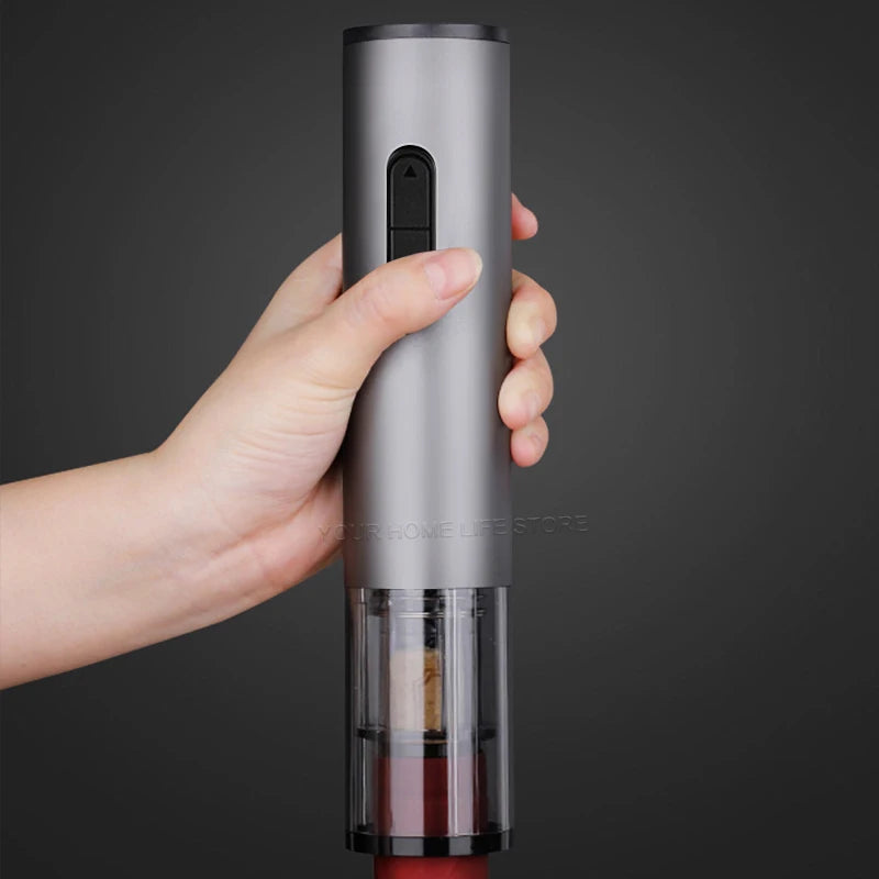 Cavatappi Elettrico Automatico Ricaricabile - Apribottiglie Vino con Tagliacapsule in Acciaio Inox