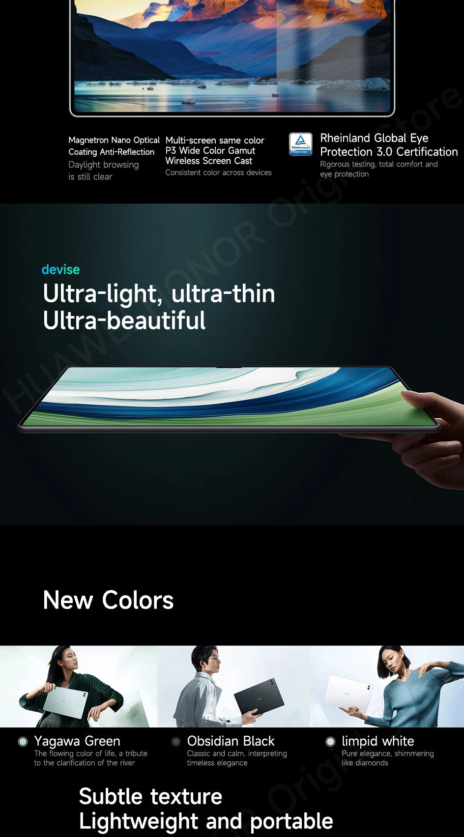 HUAWEI MatePad Pro 13.2" Tablet OLED 2.8K 144Hz - 16GB RAM 1TB, WiFi/LTE, M-Pencil