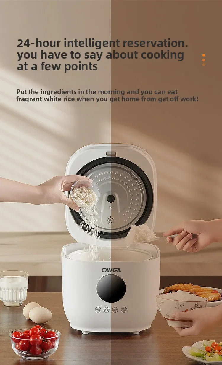 Cuoci Riso Multifunzione Smart 3L - Digitale, Rivestimento Ceramico Antiaderente, Separazione Riso/Zuppa