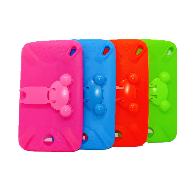 Tablet per Bambini Android 10.0 E98 7" - 1GB RAM 16GB ROM con Custodia Silicone e Doppia Fotocamera