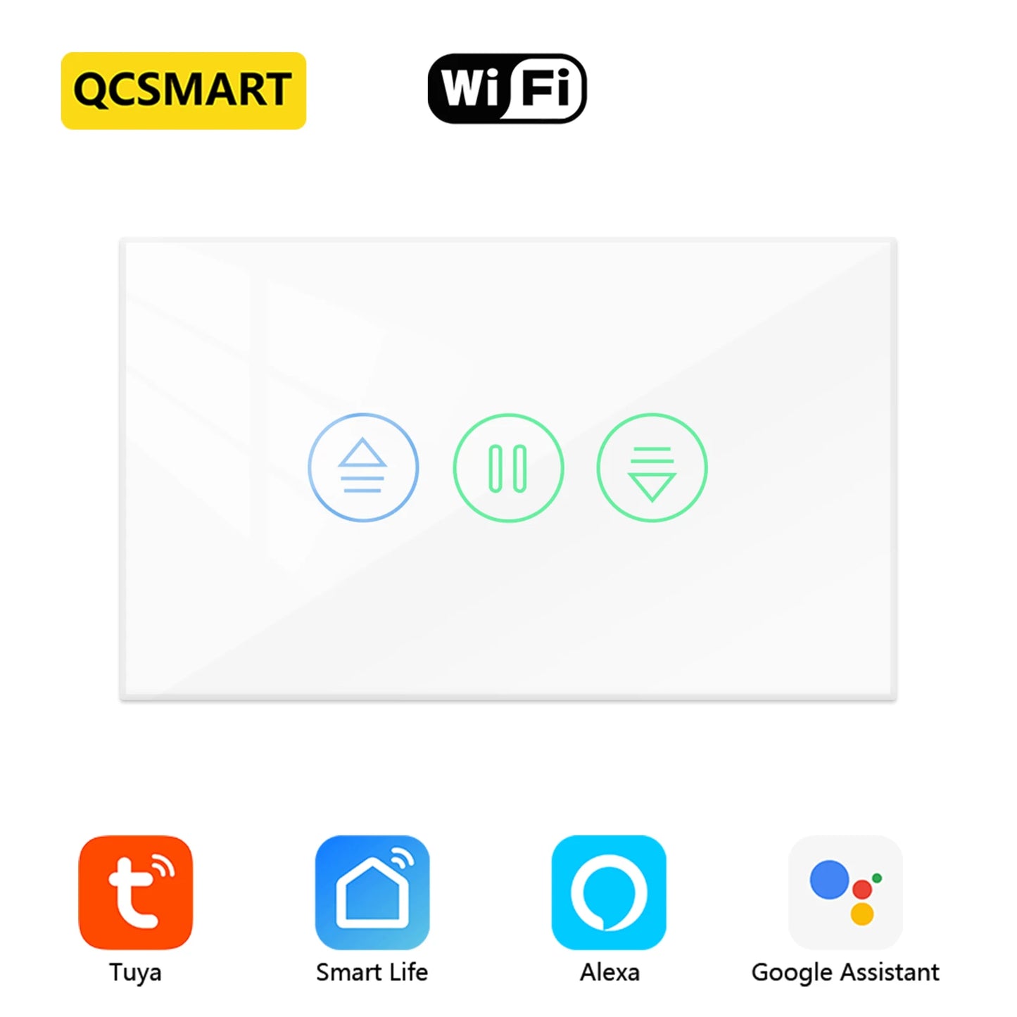 Motore Elettrico Smart per Tapparelle Tuya - Controllo Touch e Vocale Alexa