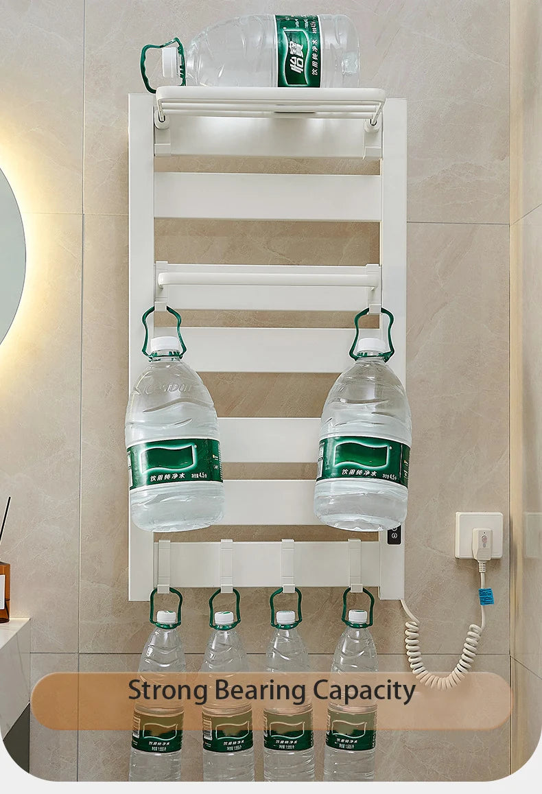 Scaldasalviette Elettrico Smart WiFi - Termoarredo da Parete per Bagno e Cucina