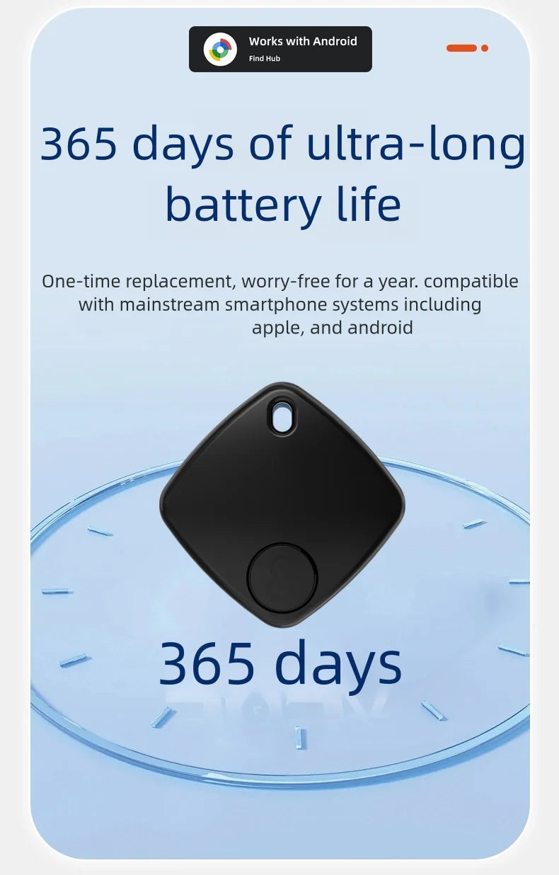 Localizzatore GPS Smart per Animali - Tracker Bluetooth Anti-Smarrimento iOS/Android