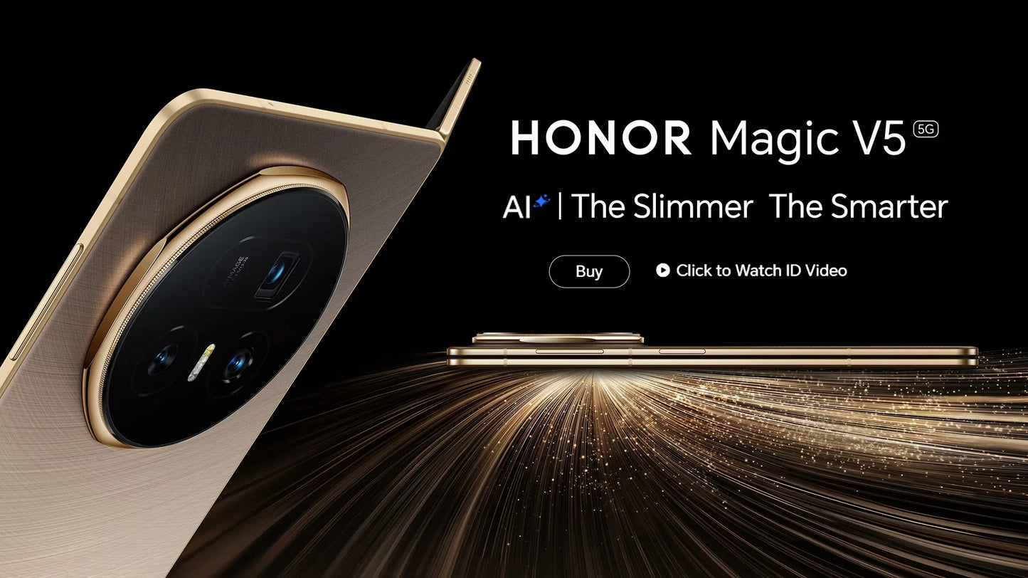 Honor Magic V5 5G - Smartphone Pieghevole con Display OLED 7.95" e Snapdragon 8 Elite