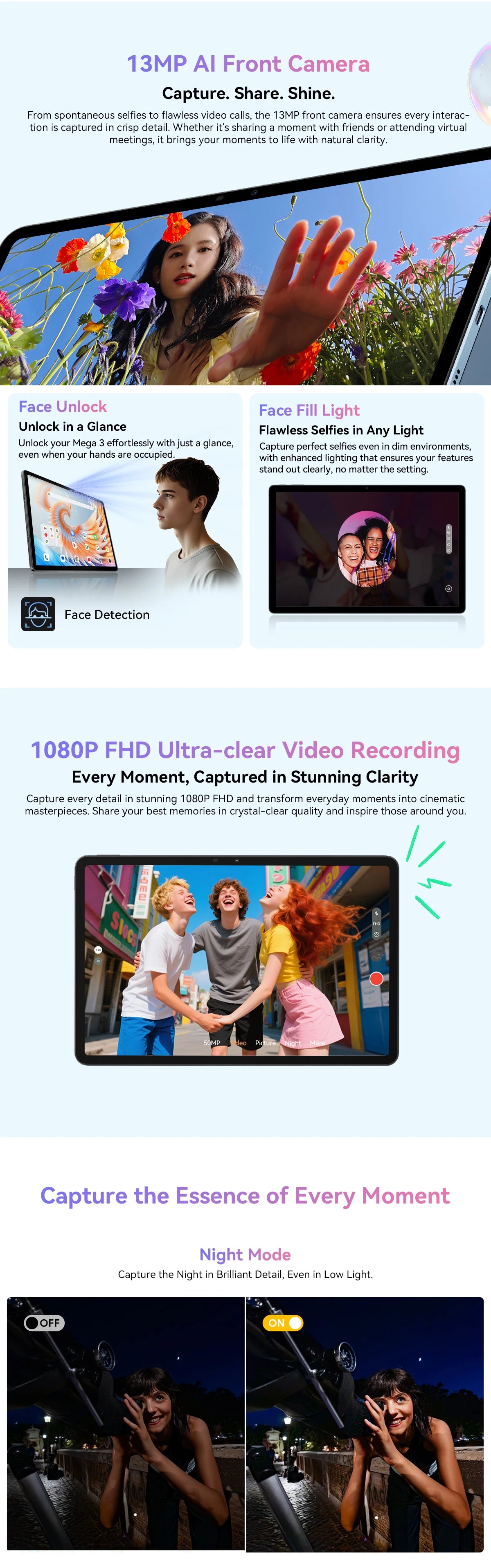 Blackview MEGA 3 Tablet 12.1" - Display 2.5K 90Hz, 12GB RAM, 256GB ROM, Android 15