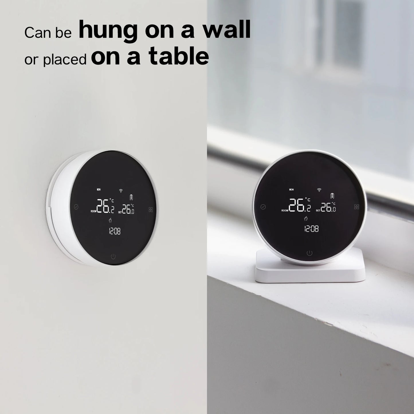 Centralina Termostatica Wireless Beok CCT-28-X WiFi 8 Zone per Riscaldamento a Pavimento e Caldaia