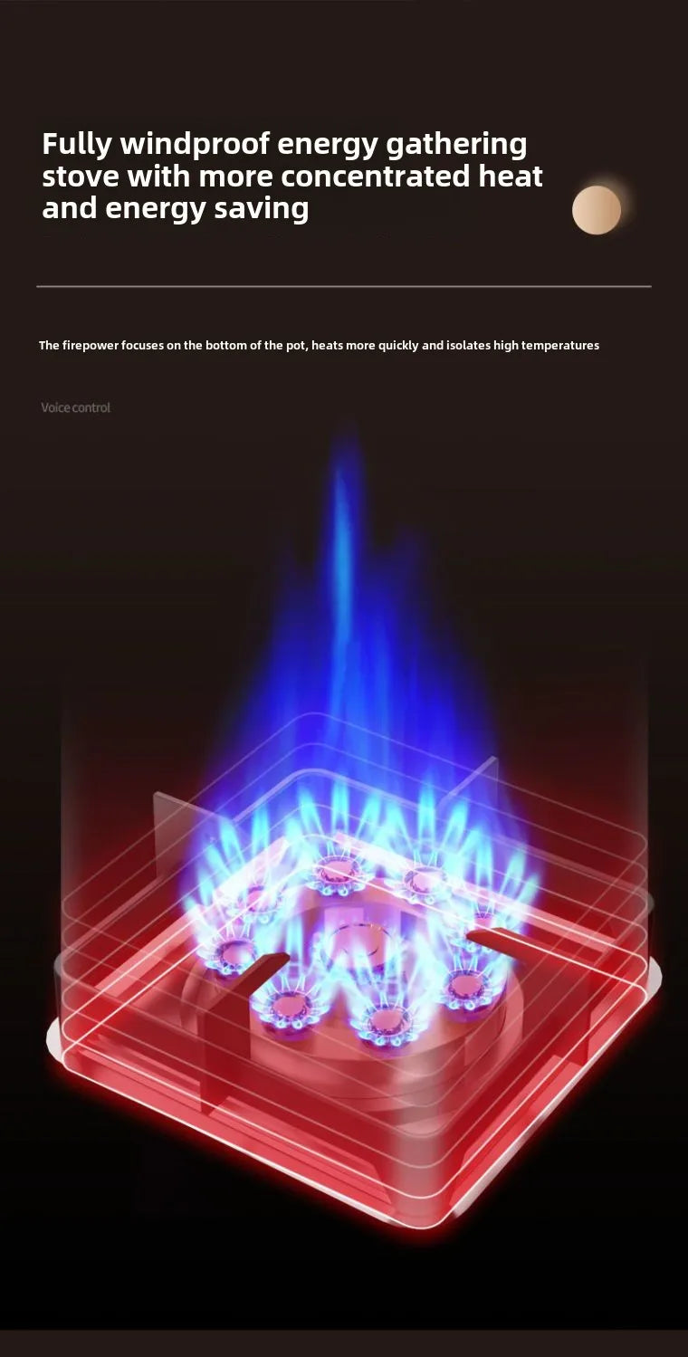 Piano Cottura a Gas 3 Fuochi ad Alta Potenza da Incasso o Appoggio per Cucina - GPL e Metano