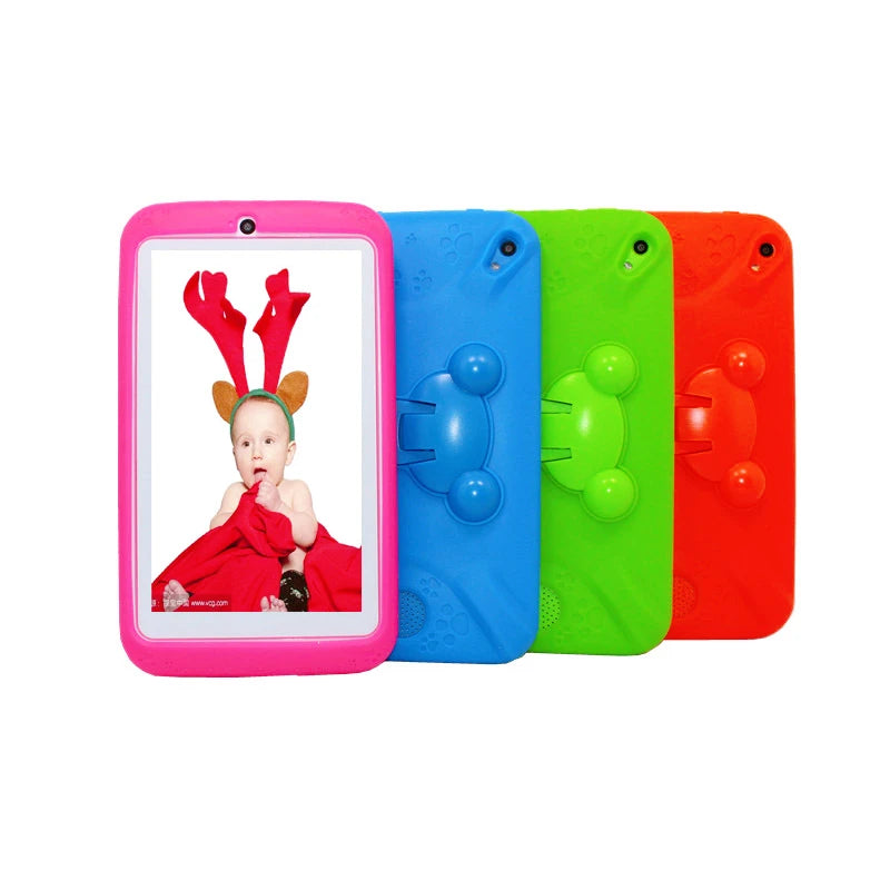 Tablet per Bambini Android 10.0 E98 7" - 1GB RAM 16GB ROM con Custodia Silicone e Doppia Fotocamera