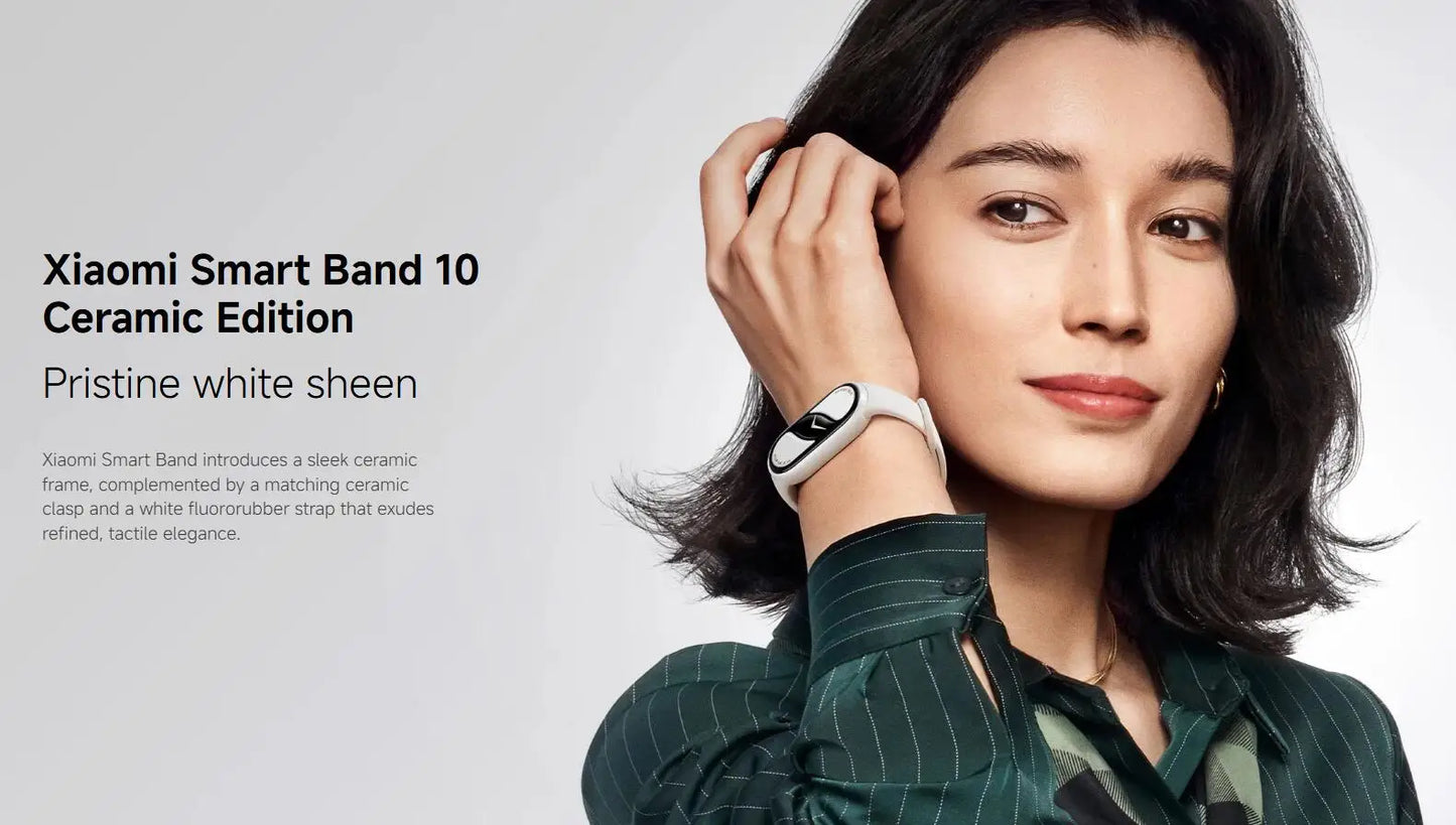 Xiaomi Mi Band 10 - Fitness Tracker con Display AMOLED 1.72" e 150+ Modalità Sport