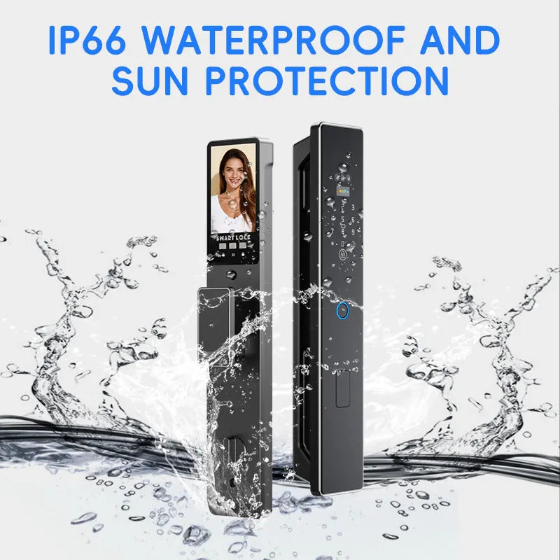 Serratura Smart WiFi con Riconoscimento Vena Palmare e Facciale 3D