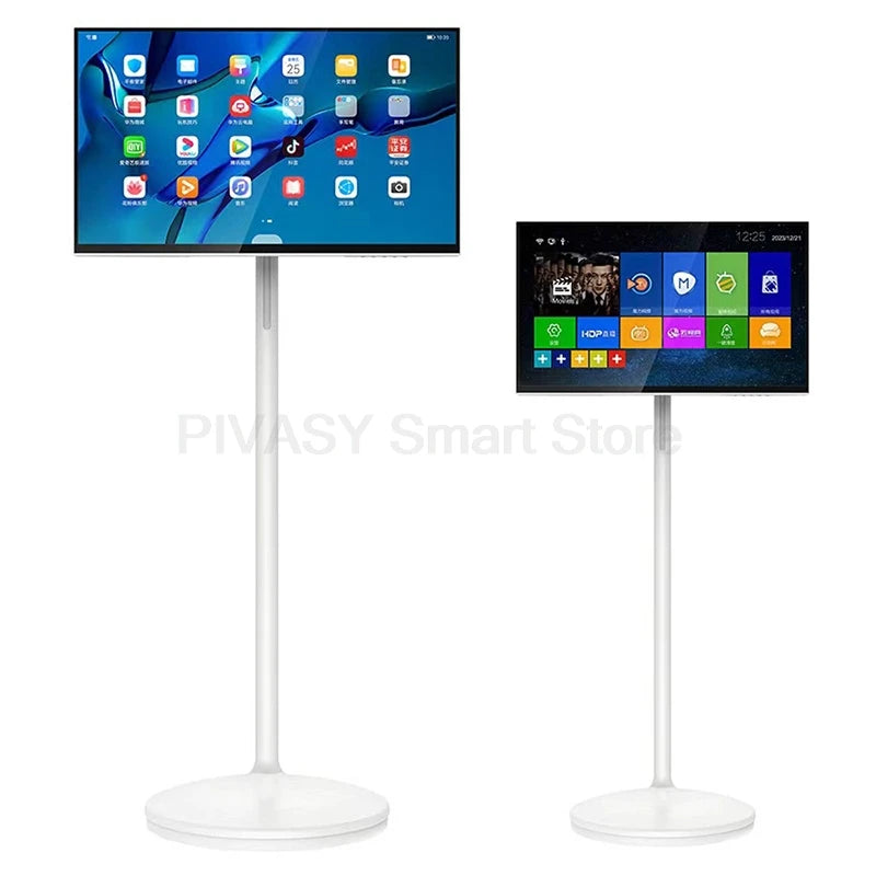 Touch Screen 32" Android Smart TV – Batteria 10000mAh, 8+128G, UHD 4K, Monitor Rotabile