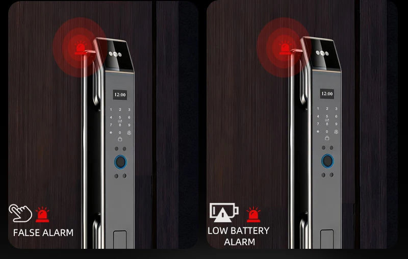 Serratura Smart con Riconoscimento Facciale 3D, Impronta Digitale e App Wishome