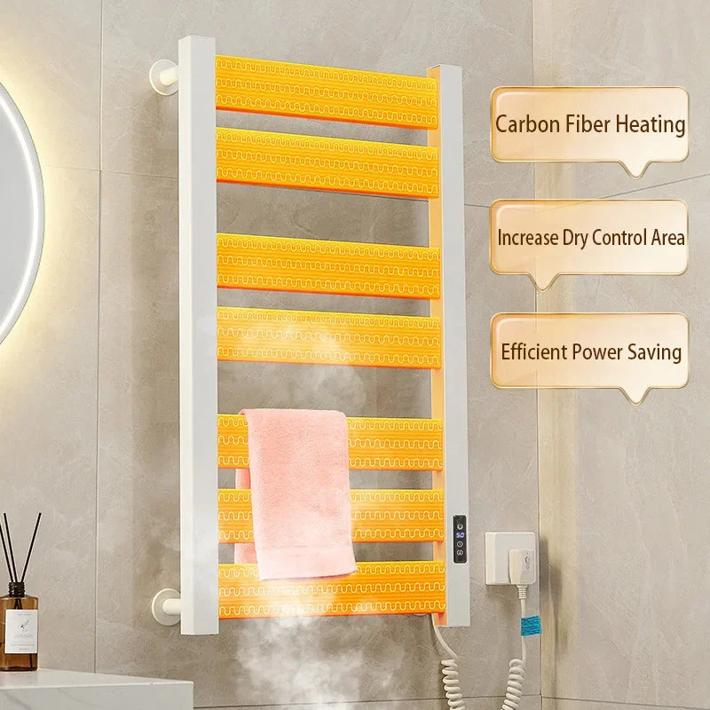 Scaldasalviette Elettrico Smart WiFi - Termoarredo da Parete per Bagno e Cucina