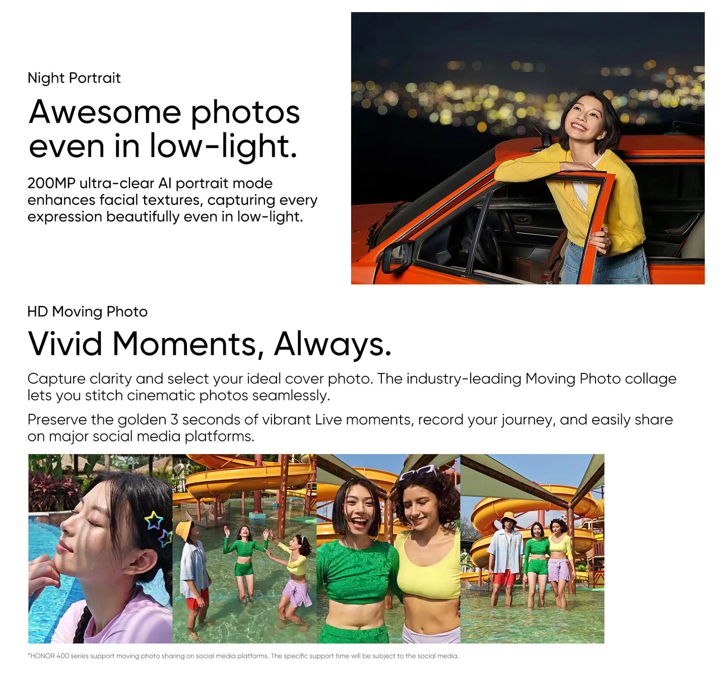 HONOR 400 5G Smartphone - Batteria 6000mAh, Ricarica Rapida 80W, Display AMOLED 120Hz 6.55'', Snapdragon 7 Gen 3