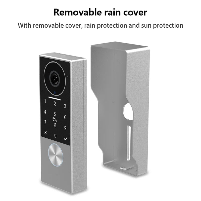 Videocitofono Smart WiFi Anjielo 2 Fili - Monitor Touch 7" IPS 1080P Impermeabile con App TUYA