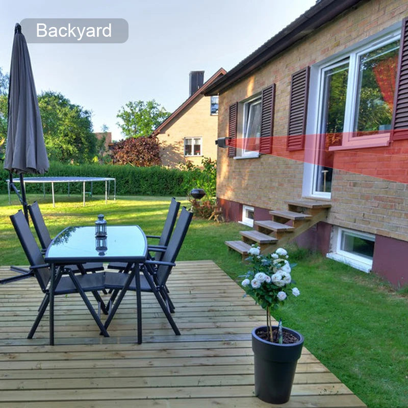 Sensore di Movimento WiFi per Esterno - Rilevatore Smart Resistente alle Intemperie con Notifiche App e Compatibilità Alexa