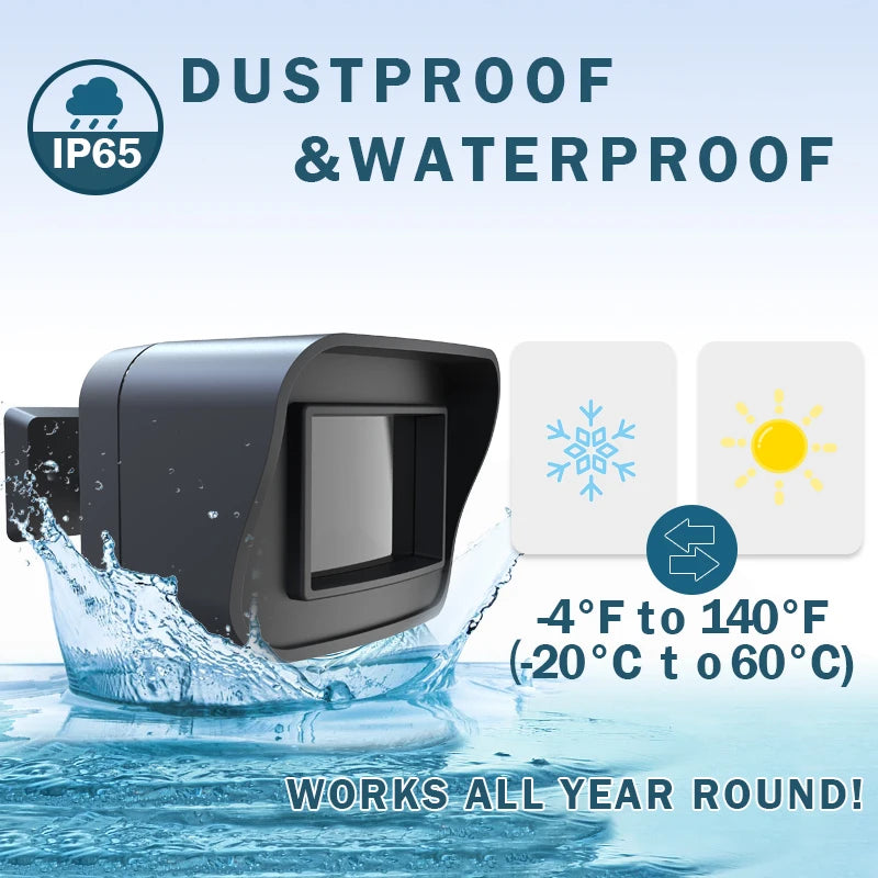 Sensore di Movimento WiFi per Esterno - Rilevatore Smart Resistente alle Intemperie con Notifiche App e Compatibilità Alexa